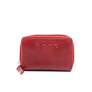 Hunt, Porte-cartes en Cuir, RFID, Rouge