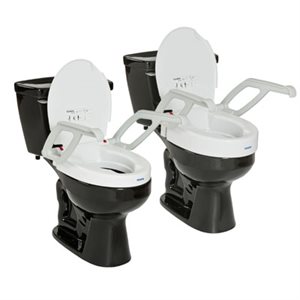 Élévation de toilette Aquatec 2" avec appuis-bras (A90000)