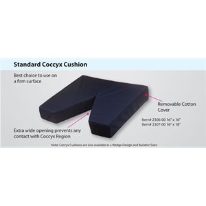 Vitacare - Coccyx Cushion 3" x 18" x 16" fermeté moyen